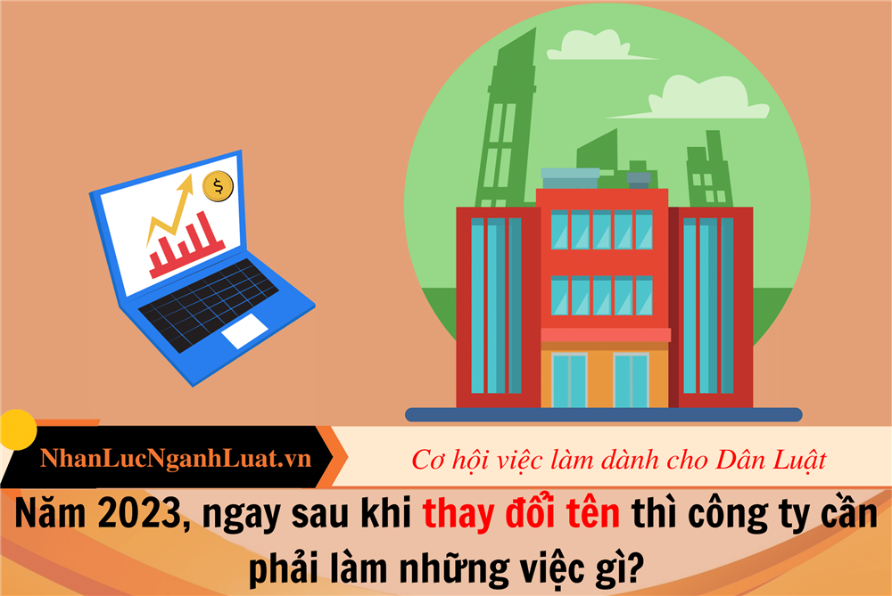 Năm 2023, ngay sau khi thay đổi tên thì công ty cần phải làm những việc gì?